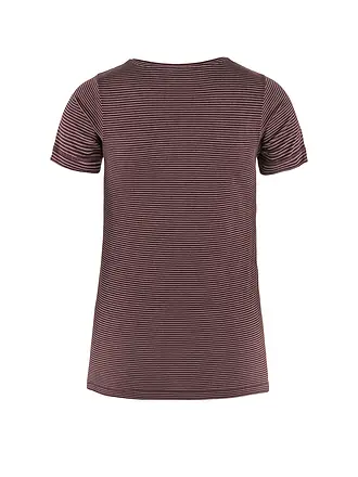 FJÄLLRÄVEN | T-shirt femme Abisko Cool W | dunkelrot